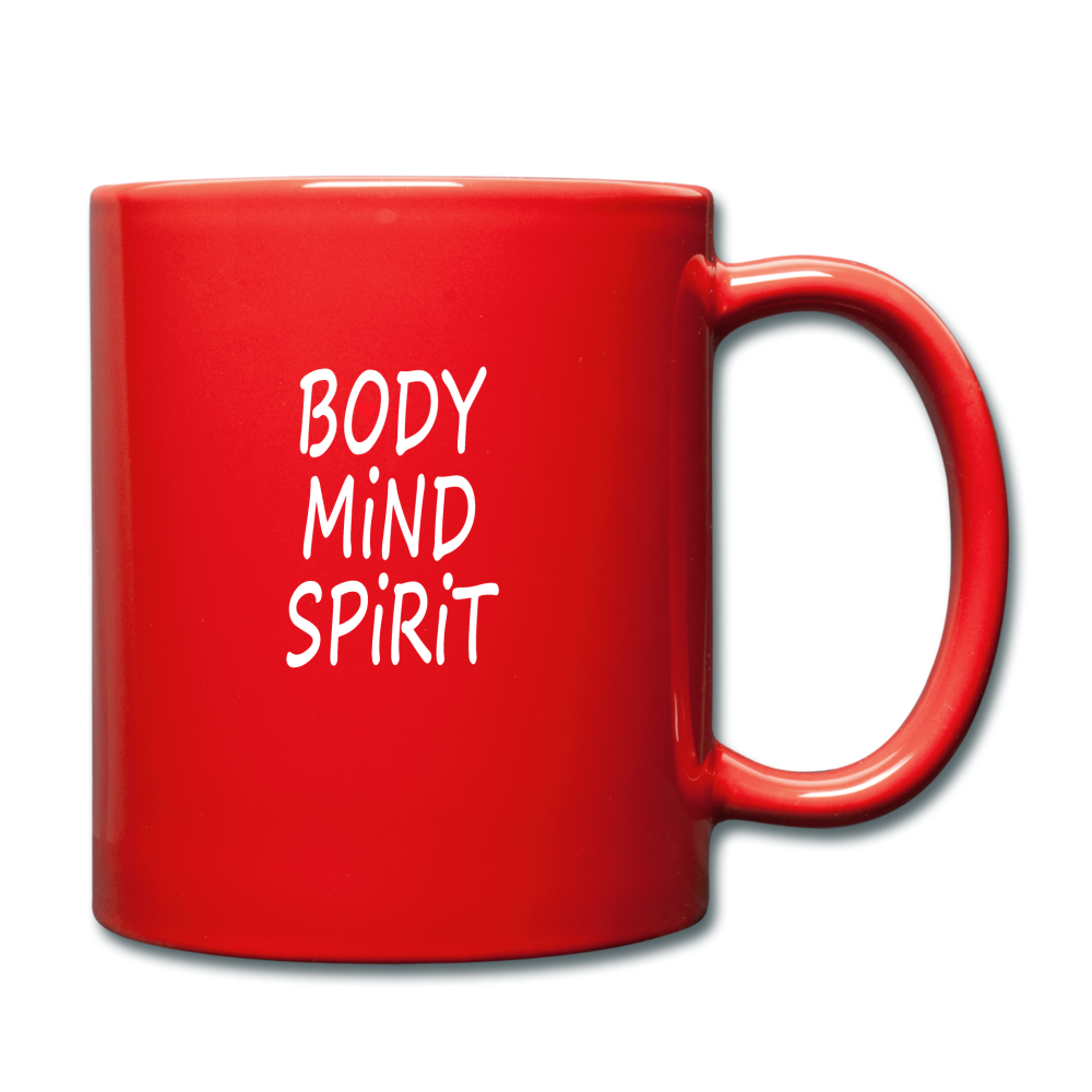 Full Color Mug (Body Mind Spirit) - red