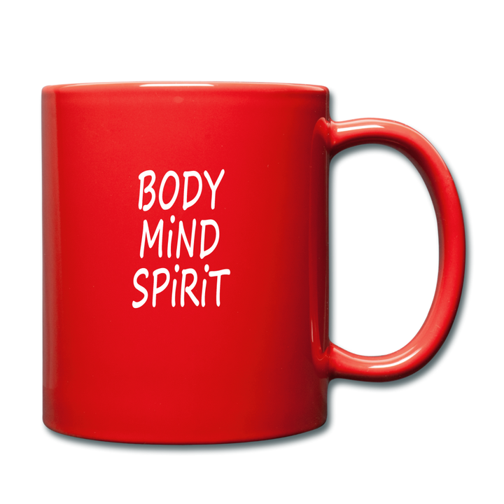 Full Color Mug (Body Mind Spirit) - red