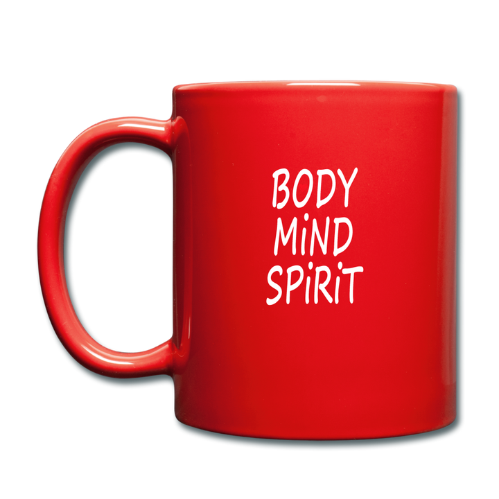 Full Color Mug (Body Mind Spirit) - red