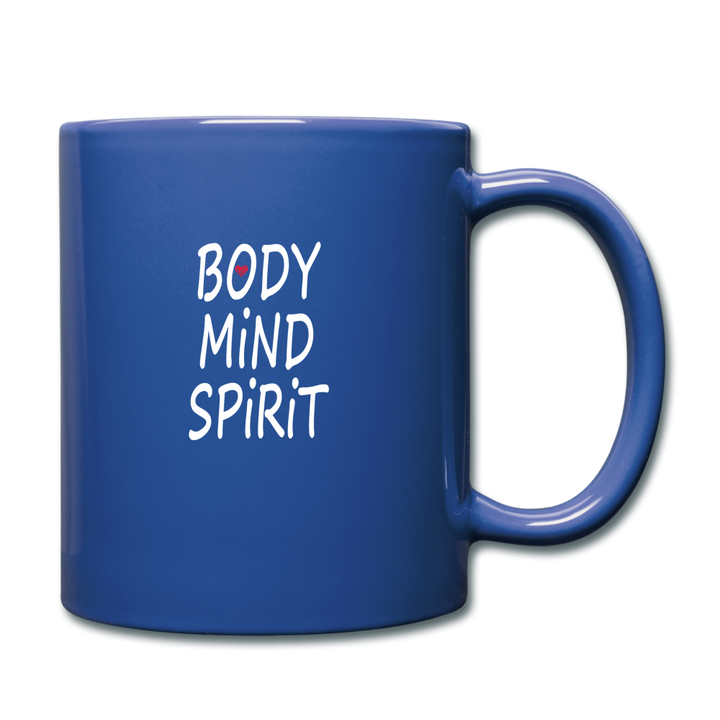 Full Color Mug (Body Mind Spirit) - royal blue