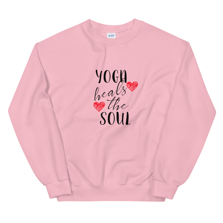 Unisex Heavy Blend Crewneck Sweatshirt (Yoga heals the Soul)