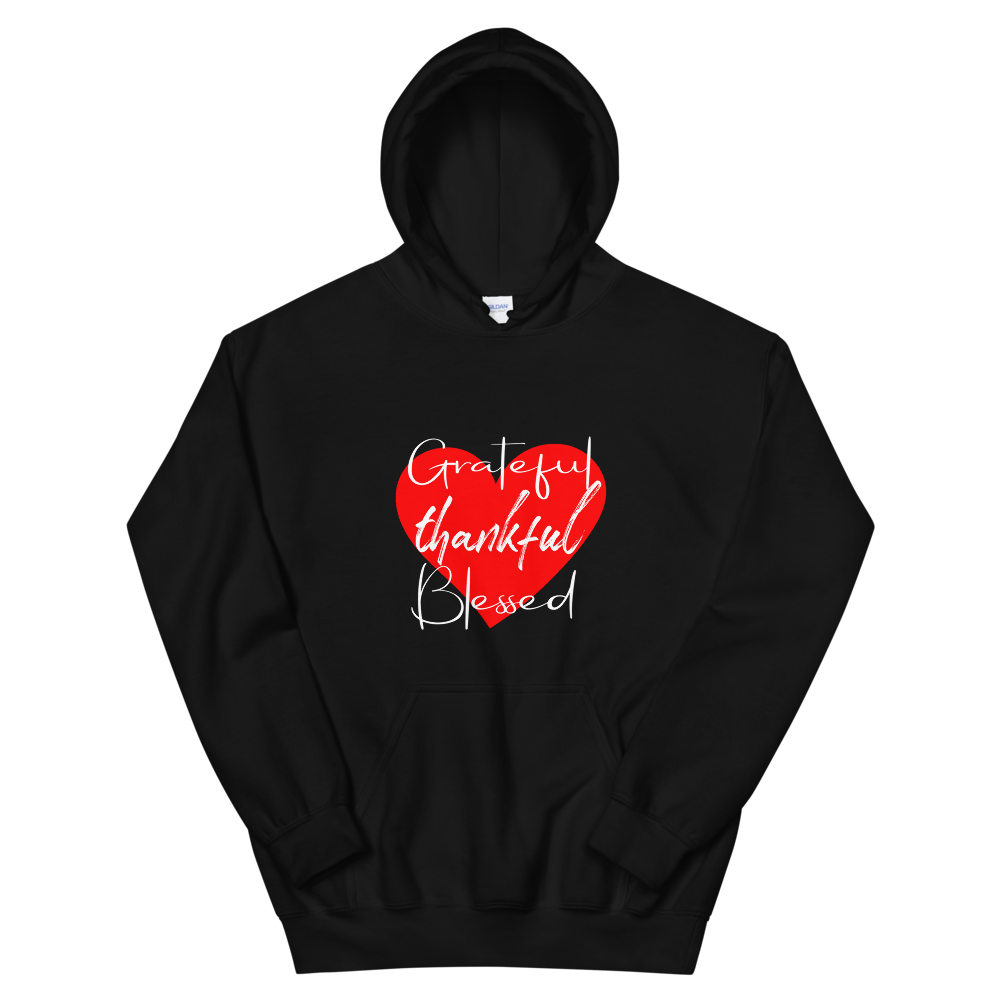 Unisex Hoodie (Grateful, Thankful, Blessed)