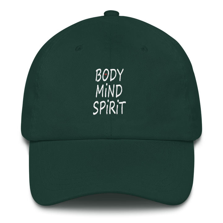 Baseball Cap (Body/Mind/Spirit - embroidered design)