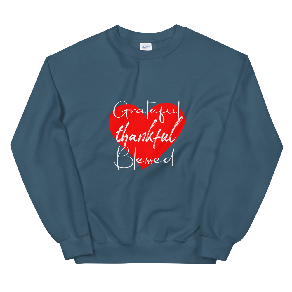 Unisex Sweatshirt (Grateful, Thankful, Blessed)