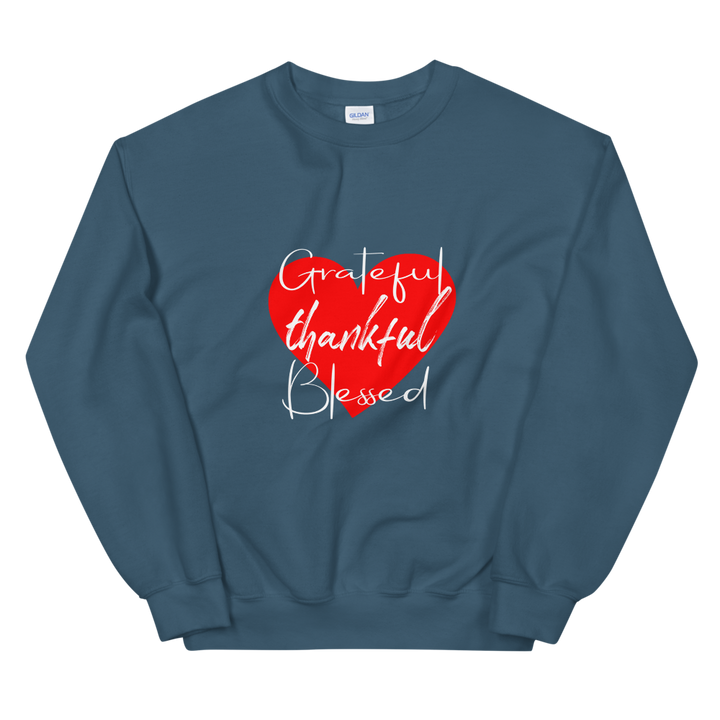 Unisex Sweatshirt (Grateful, Thankful, Blessed)