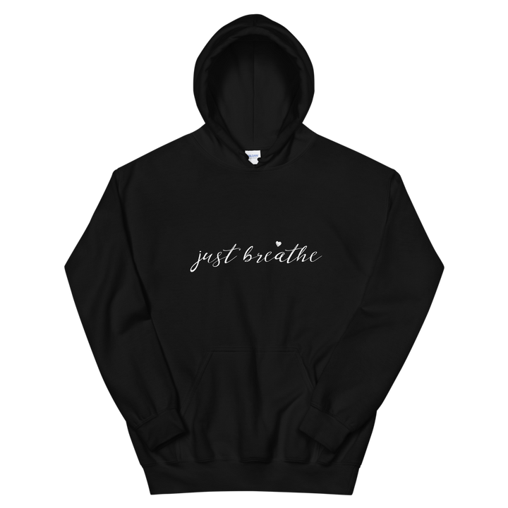 Unisex Heavy Blend Hooded Sweatshirt (just breathe)