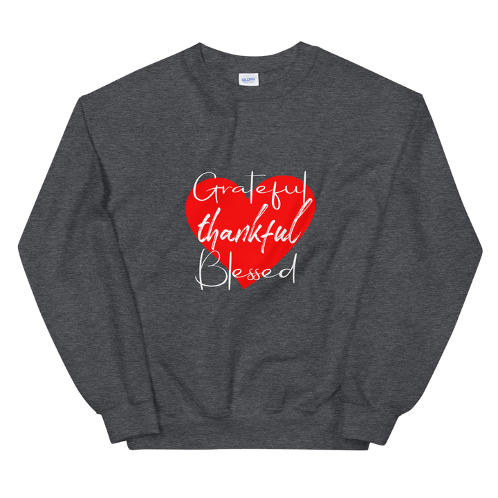 Unisex Sweatshirt (Grateful, Thankful, Blessed)