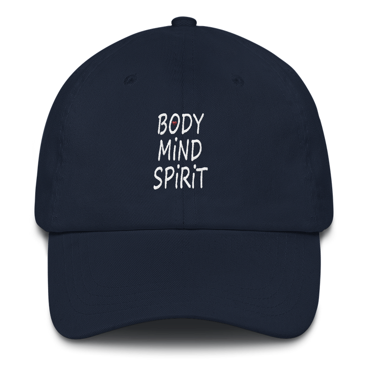 Baseball Cap (Body/Mind/Spirit - embroidered design)