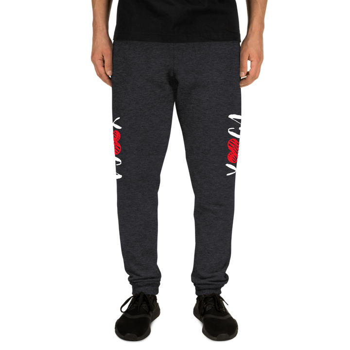 Unisex Joggers (YOGA - red heart)