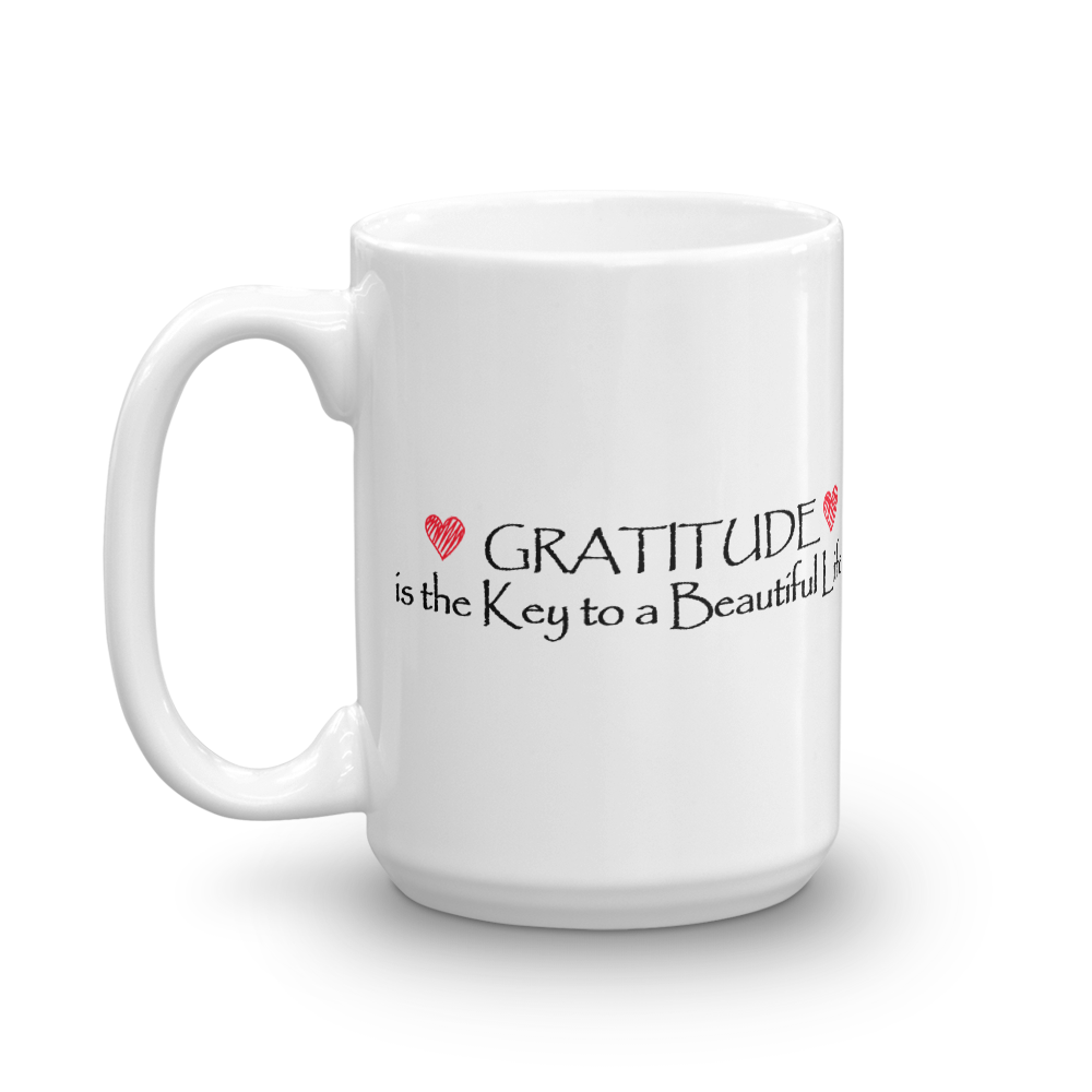 Mug (Gratitude is the Key to a Beautiful Life)