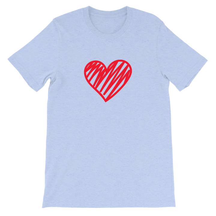 Short-Sleeve Unisex T-Shirt (Heart)