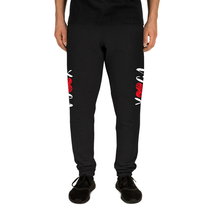 Unisex Joggers (YOGA - red heart)