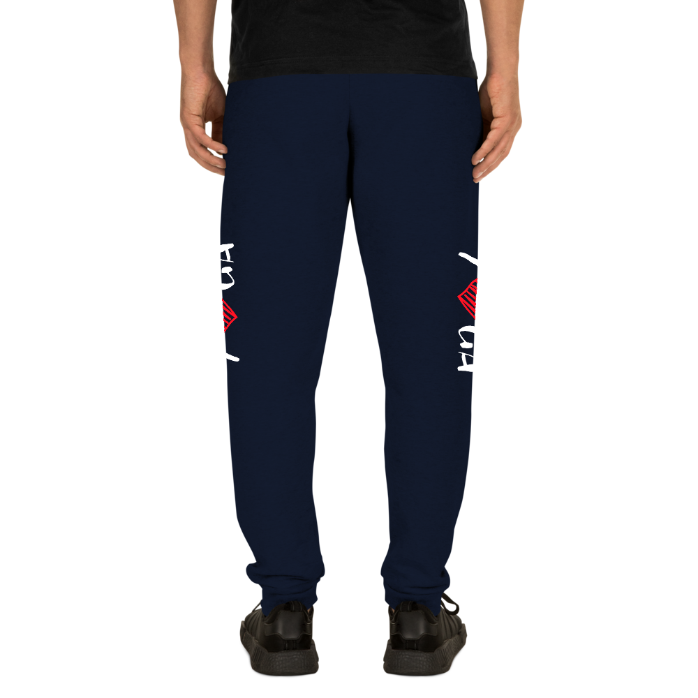 Unisex Joggers (YOGA - red heart)