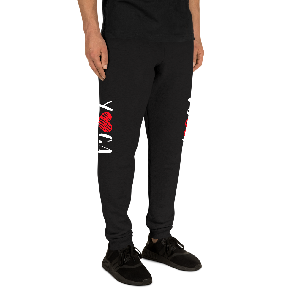 Unisex Joggers (YOGA - red heart)