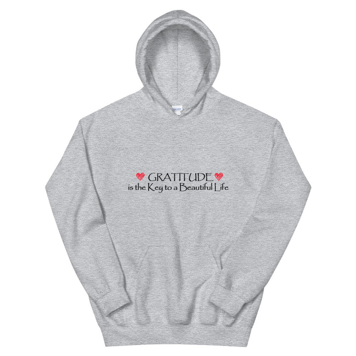 Hooded Sweatshirt (Gratitude is the Key to a Beautiful Life)