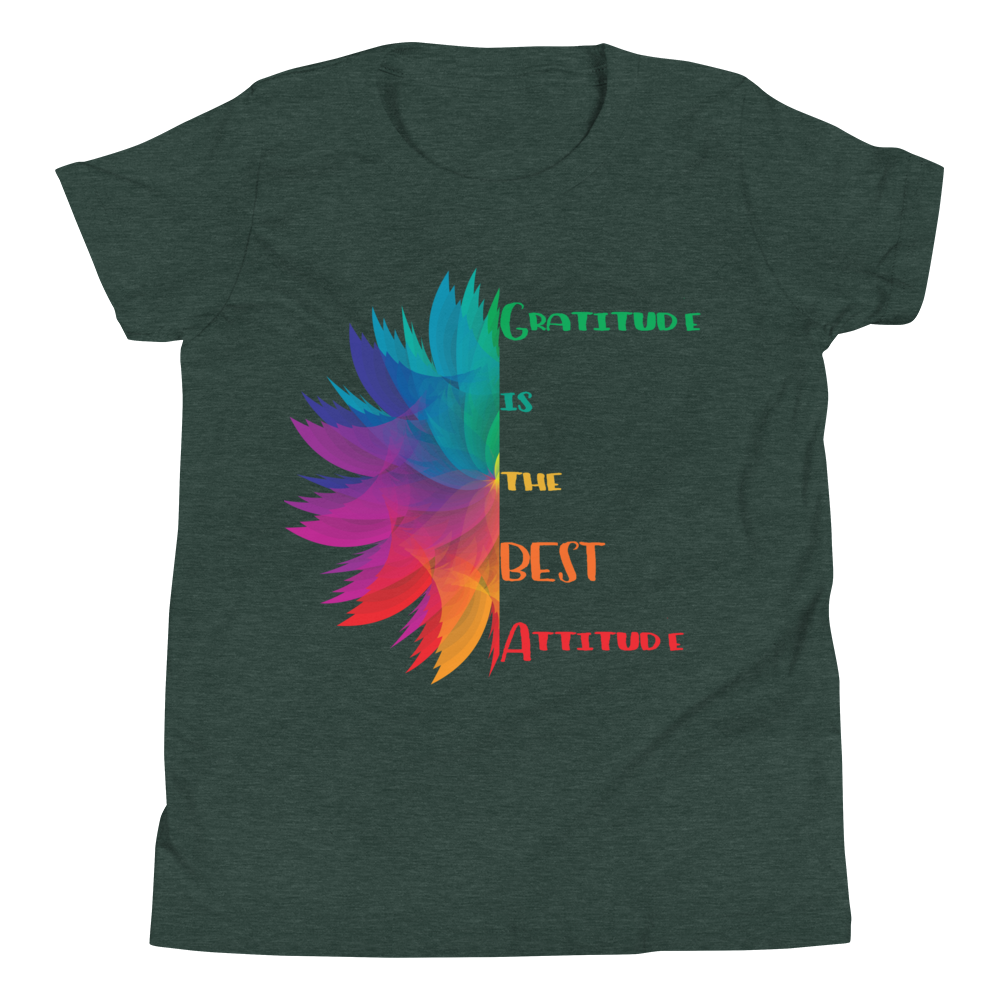 Youth Short Sleeve T-Shirt (Gratitude is the BEST Attitude)