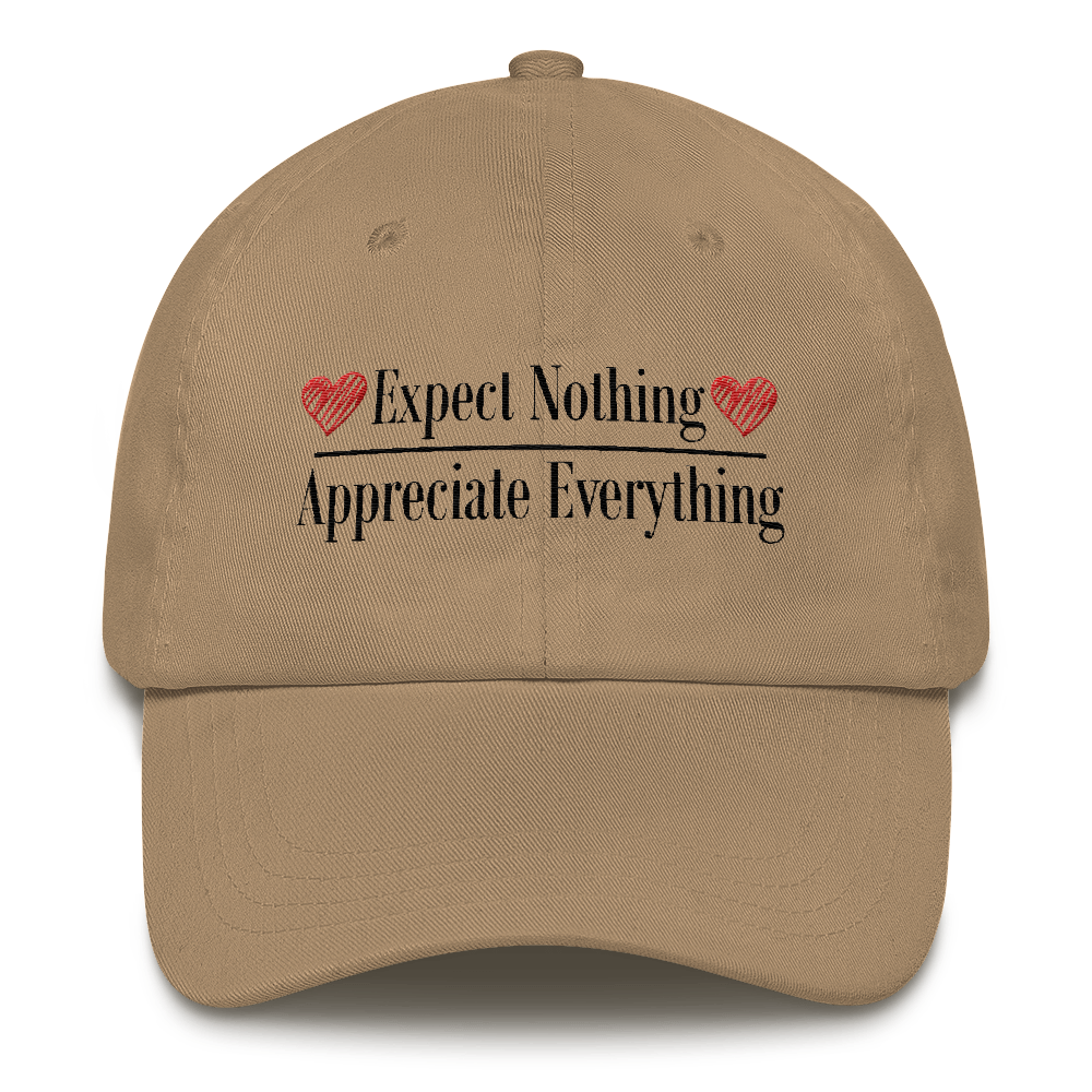 Baseball Cap (Expect Nothing, Appreciate Everything)