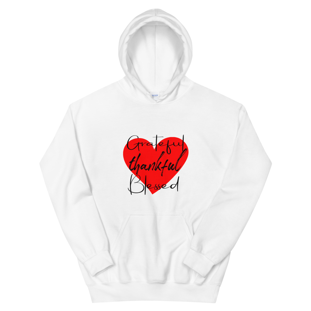 Unisex Hoodie (Grateful, Thankful, Blessed)