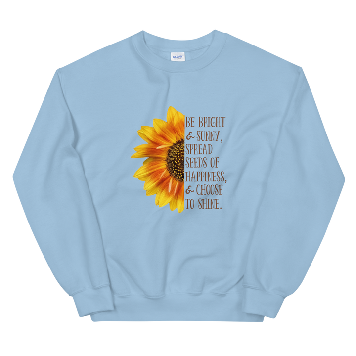 Unisex Heavy Blend Crewneck Sweatshirt (Be Bright and Sunny...)