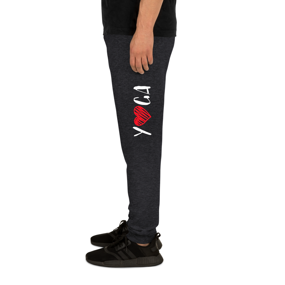 Unisex Joggers (YOGA - red heart)