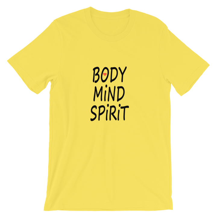 Short-Sleeve Unisex T-Shirt (Mind/Body/Spirit)