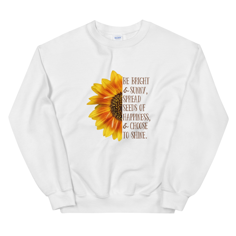 Unisex Heavy Blend Crewneck Sweatshirt (Be Bright and Sunny...)