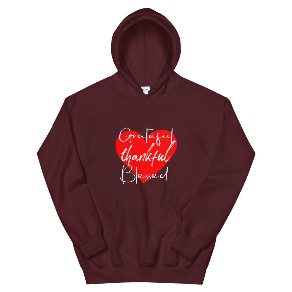 Unisex Hoodie (Grateful, Thankful, Blessed)