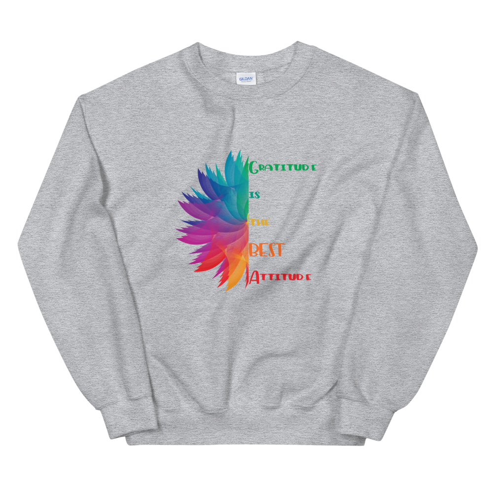 Unisex Heavy Blend Crewneck Sweatshirt (Gratitude is the BEST Attitude)