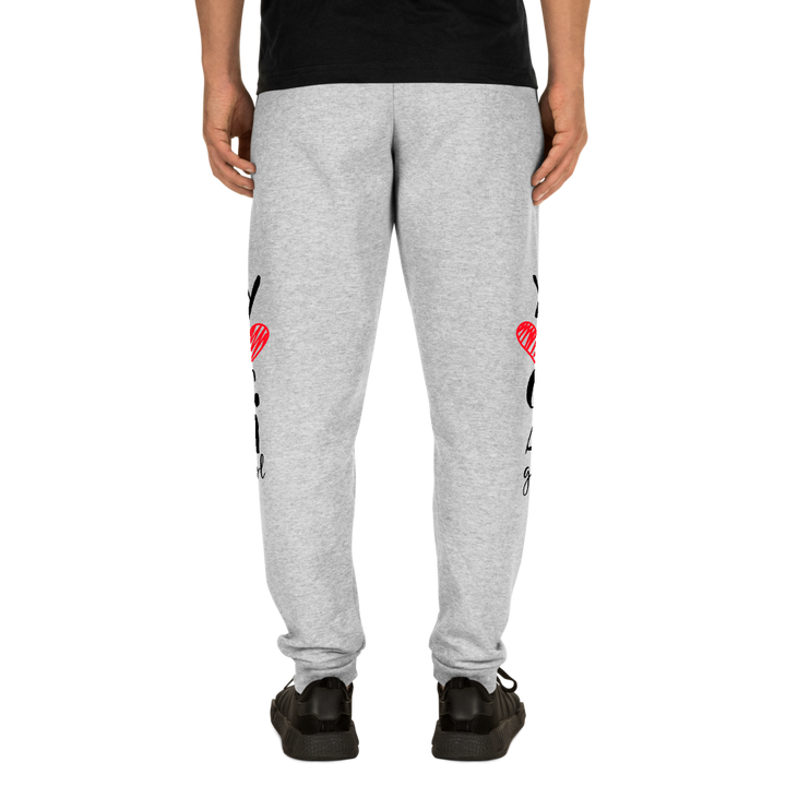 Unisex Joggers (Yoga Girl - red heart)