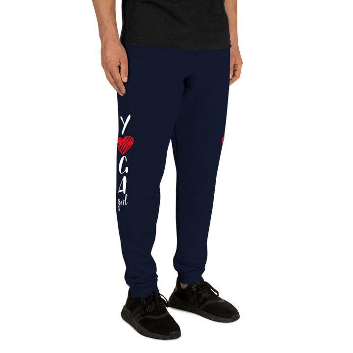 Unisex Joggers (Yoga Girl - red heart)