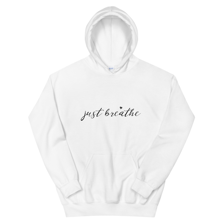 Unisex Heavy Blend Hooded Sweatshirt (just breathe)