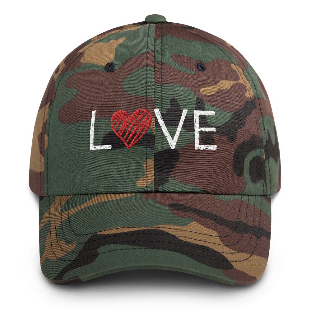 Baseball Cap (LOVE - red heart)