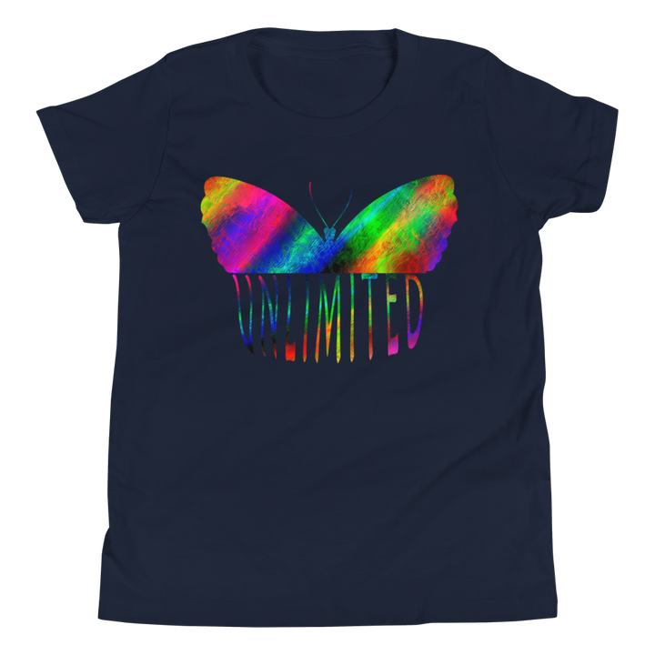 Youth Short Sleeve T-Shirt (Unlimited - Butterfly)