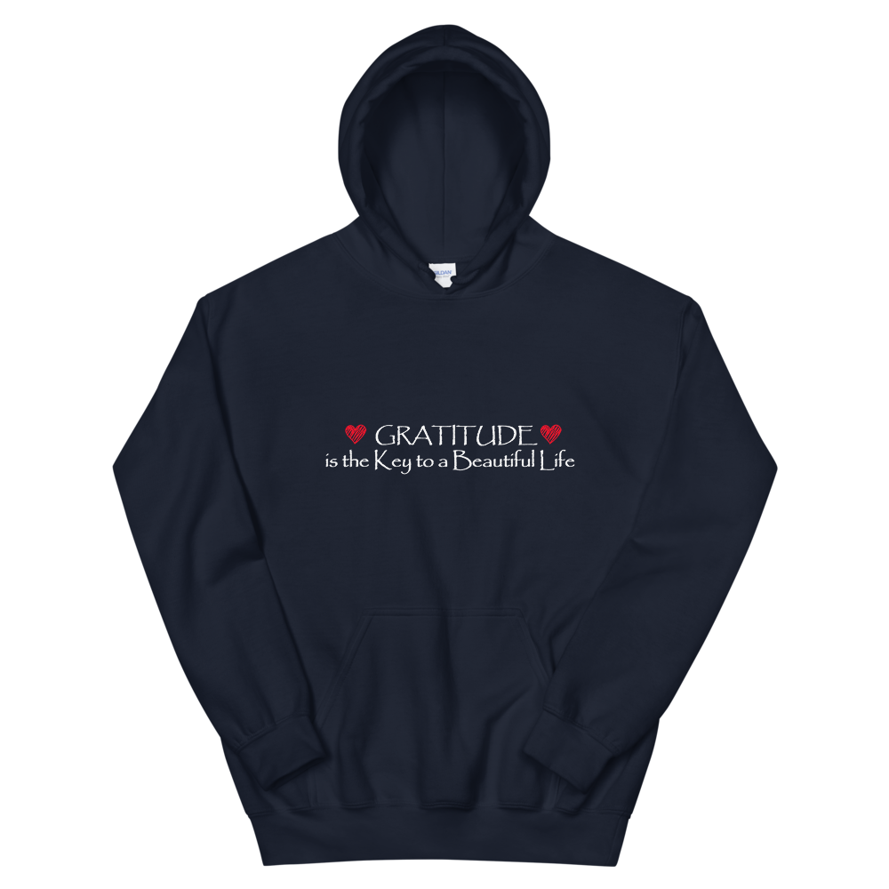 Hooded Sweatshirt (Gratitude is the Key to a Beautiful Life)