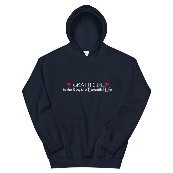 Hooded Sweatshirt (Gratitude is the Key to a Beautiful Life)