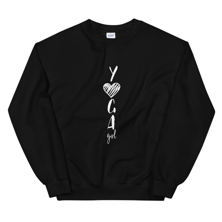 Unisex Heavy Blend Crewneck Sweatshirt (Yoga Girl)