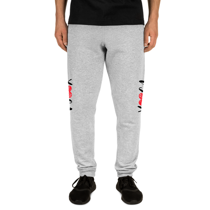 Unisex Joggers (YOGA - red heart)