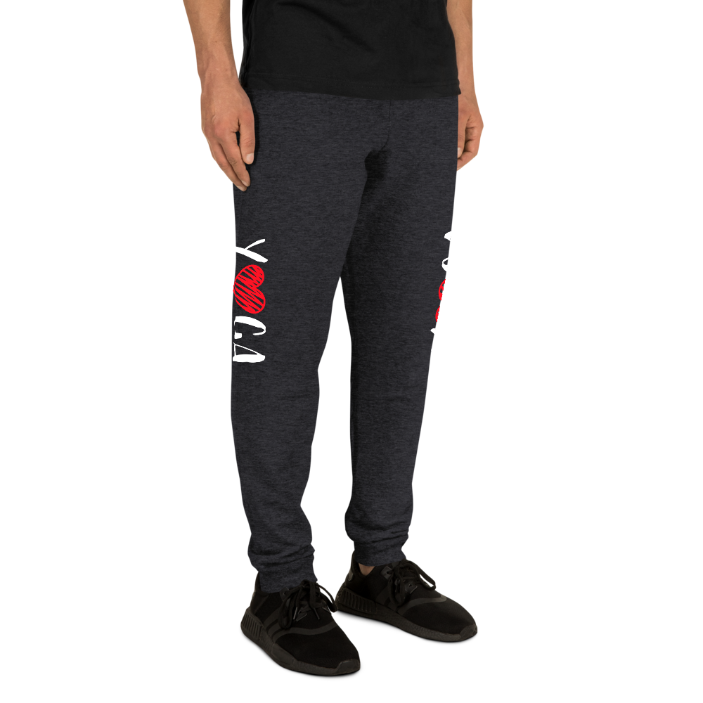 Unisex Joggers (YOGA - red heart)