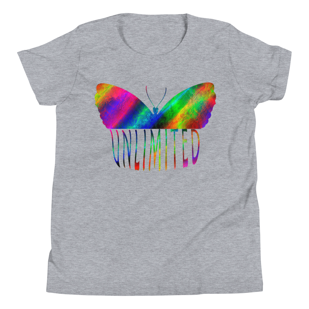 Youth Short Sleeve T-Shirt (Unlimited - Butterfly)