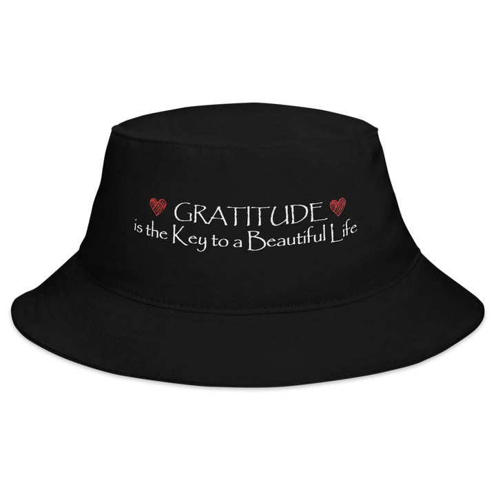 Bucket Hat (Gratitude is the Key to a Beautiful Life)