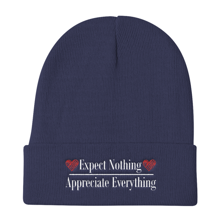 Knit Beanie (Expect Nothing, Appreciate Everything)