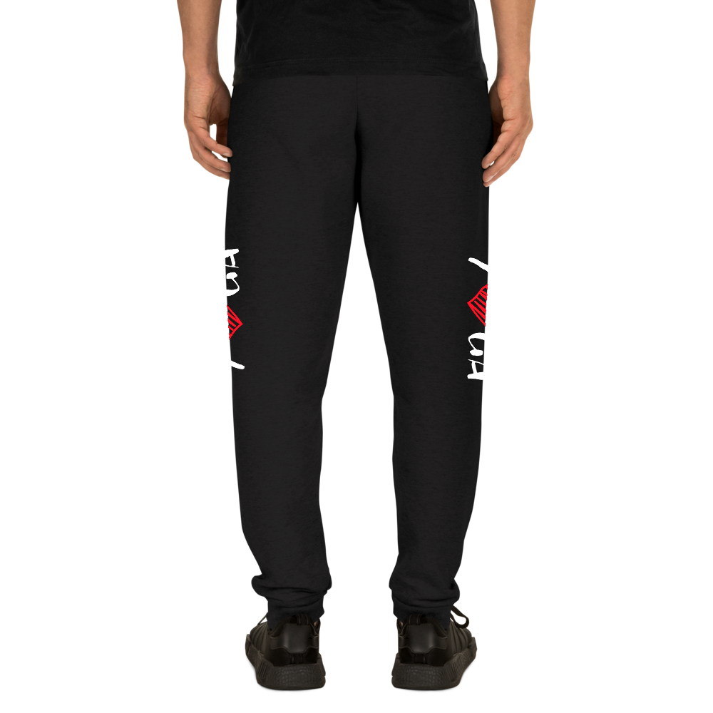 Unisex Joggers (YOGA - red heart)