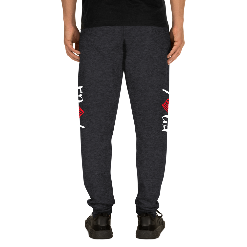 Unisex Joggers (YOGA - red heart)