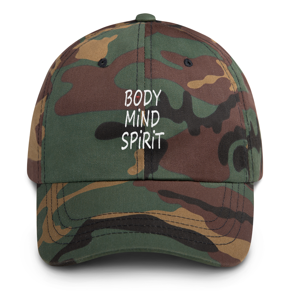 Baseball Cap (Body/Mind/Spirit - embroidered design)