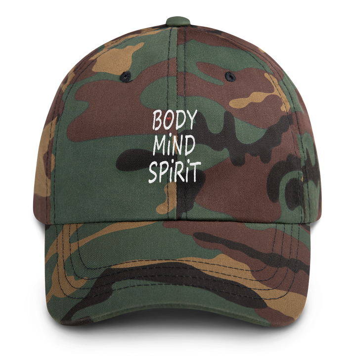 Baseball Cap (Body/Mind/Spirit - embroidered design)