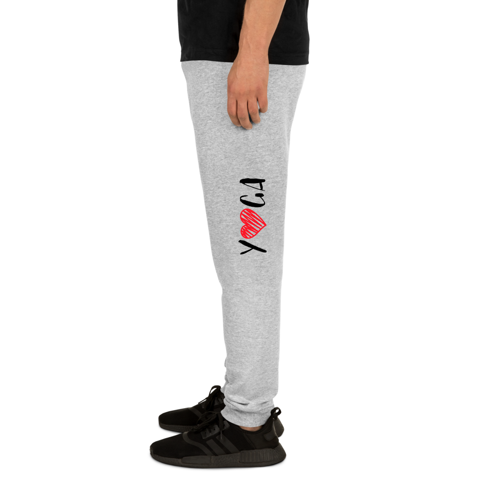 Unisex Joggers (YOGA - red heart)