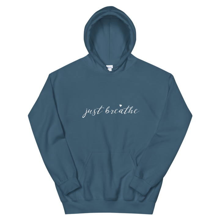 Unisex Heavy Blend Hooded Sweatshirt (just breathe)