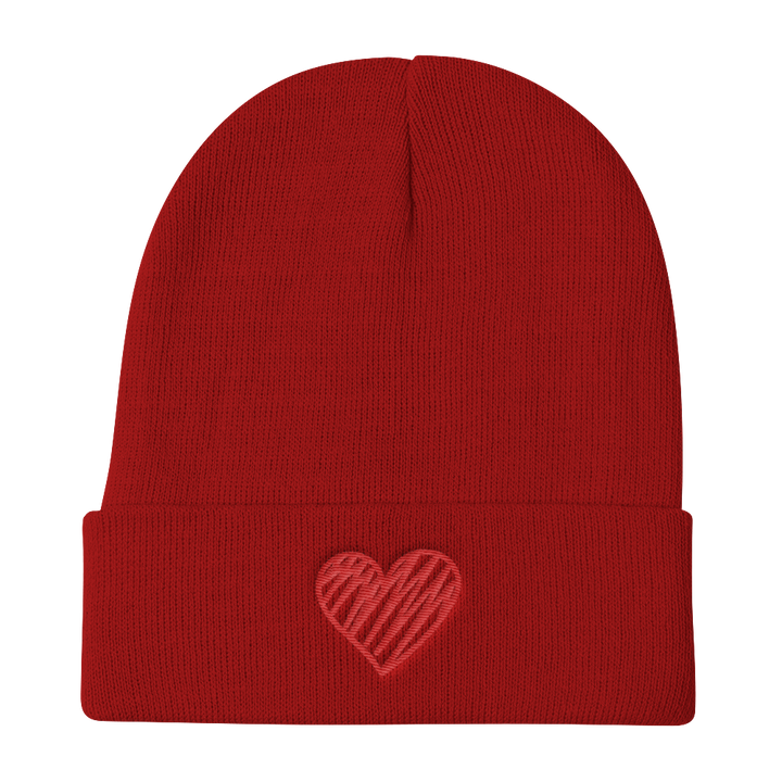 Knit Beanie (Heart)