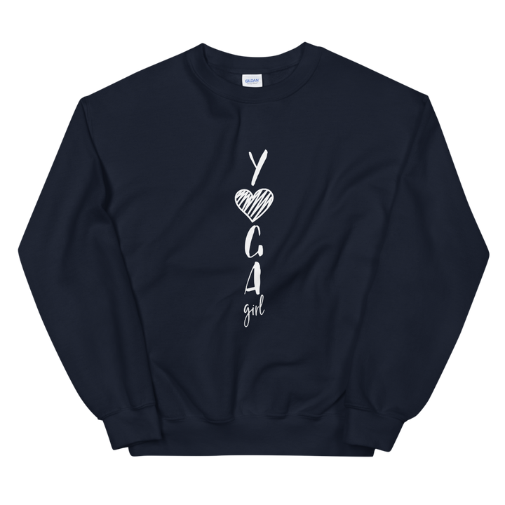 Unisex Heavy Blend Crewneck Sweatshirt (Yoga Girl)