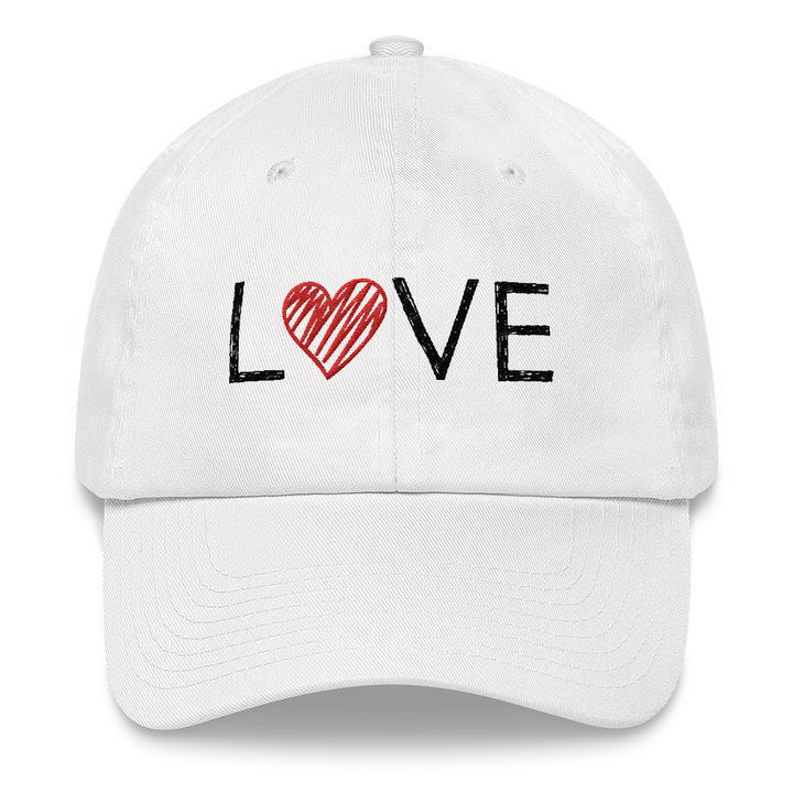 Baseball Cap (LOVE - red heart)